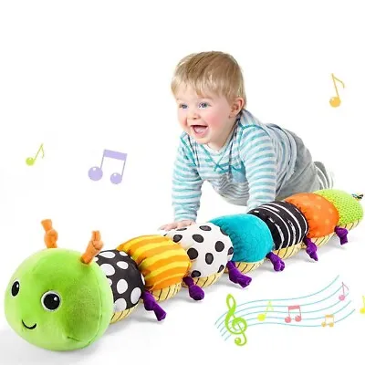 Baby Toys 0-6 Months Musical Caterpillar Sensory Babies Toddler Fun Toys Gift UK • £12.89