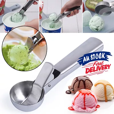 Stainless Steel Tong Ice Cream Dough Maker Mould Tool Meatball Scoop • $9.99