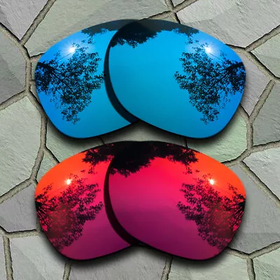 US Sky Blue&Violet Red Polarized Lens Replacement For-Oakley Garage Rock OO9175 • $15.98