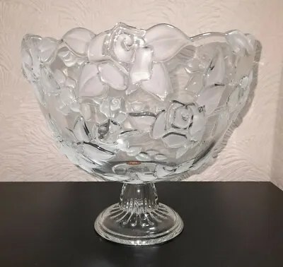 Large Walther Glas Germany Pedestal Fruit Bowl Centrepiece Georgina Rose Design • £13.73