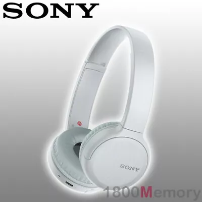 $109 • Buy GENUINE Sony WH-CH510 On-Ear Wireless Bluetooth Headphones To 35 Hours White