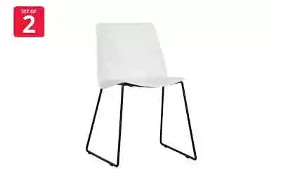 Ovela Set Of 2 Timothy Dining Chairs (White) • $78.05