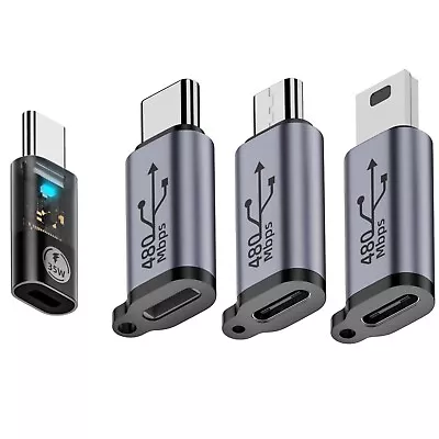 USB Type C/Micro USB/Mini USB Interconversion Charger Adapter Charging Converter • $3.30