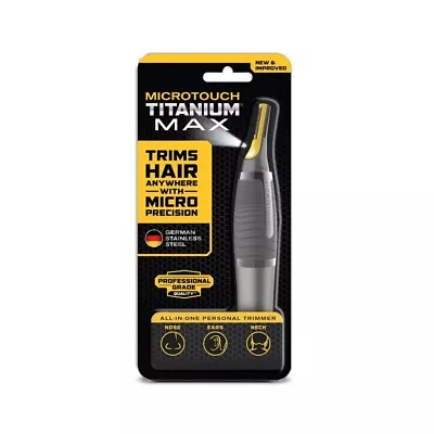 Micro Touch Titanium MAX Lighted Personal Trimmer • $4.99