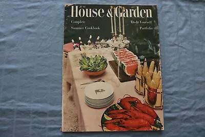 1954 June House & Garden Magazine - Complete Summer Cookbook - E 9294 • $35