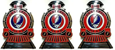 The Grateful Dead 1965 Train Locomotive Metal Sticker Lot Memorabilia Logo Set • $16.99
