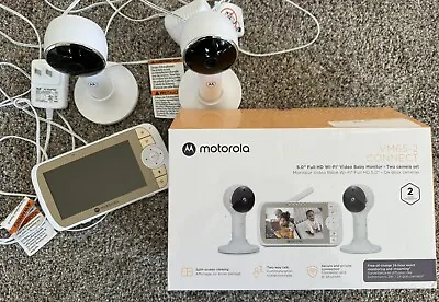 Motorola 5  Full HD Video Baby Monitor 2 Camera Set  • $59.85