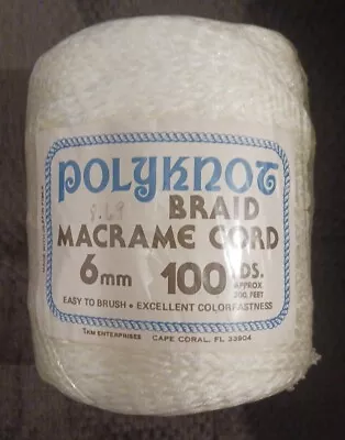 Polyknot Braid Macrame Cord 6mm 100 Yds • $12.99