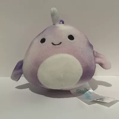 NEW 3.5” “Nabila The Narwhal” Kellytoy Squishmallows Plush Clip-On! • $10