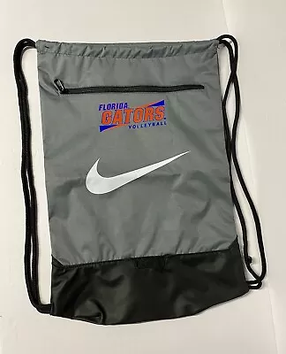 Nike  U Of Florida Gators Volleyball Drawstring Gym Sack Bag Backpack Polyester • $17.50