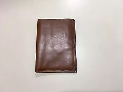 Vintage Rolfs Brown Leather Large Bifold Wallet Men's 4x5.5” Designer Collection • $39.99