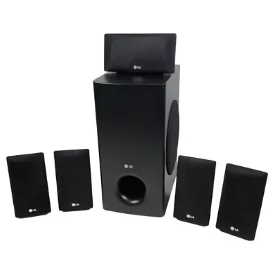 LG Home Cinema 5.1 SH85PH Surround Sound Wired Black | Speakers + Subwoofer ONLY • £54.99