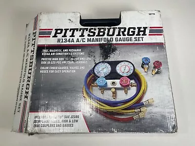 Pittsburgh R134A A/C Manifold Gauge Set - 58776 With Case & Box • $25