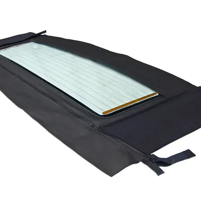 Saab 900 1986-1994 Convertible Top Window  Black Haartz Stayfast • $489