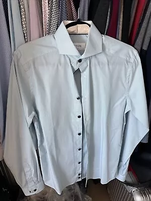 Eton Men’s Dress Shirt Super Slim 38 / 15 • $34