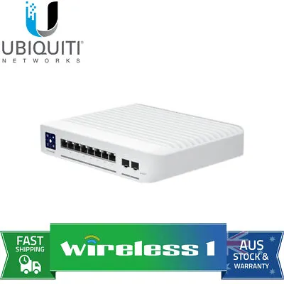 $829 • Buy Ubiquiti USW-ENT-8-POE Enterprise Switch (8-port 2.5Gbe PoE+ With 2 10G SFP+ ...