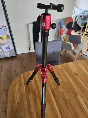 Manfrotto Travel Tripod Element Red Aluminum Compact • £75