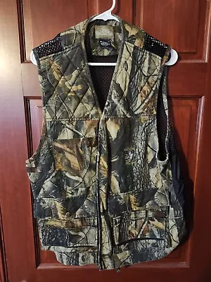 Quail Unlimited Dove Hunter Camo Hunting Vest Size Large • $19.99