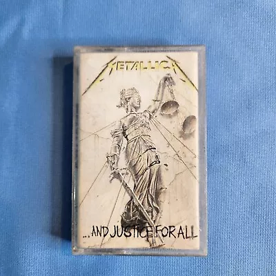 METALLICA - And Justice For All - RARE European IMPORT Cassette Tape TESTED  • $40