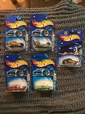 Hot Wheels 2003 Wastelanders Lot Of 5 Mustang Mach 1 Fright Bike Chevy 57 • $12