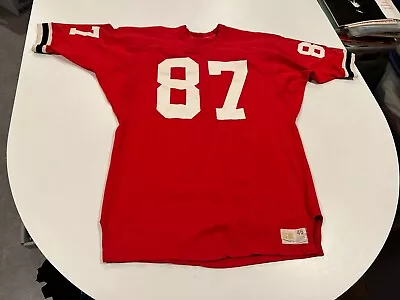 Original Vintage DURENE Russell Southern Co. Size 46 GAME WORN FOOTBALL JERSEY • $24.99