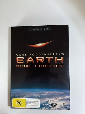 EARTH .FINAL CONFLICT Season 1 .1997. Dvd.Very Good Cond. Reg4. • £12.40