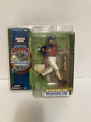 McFarlane Chipper Jones MLB Baseball 2002 Action Figure Atlanta Braves-Red  • $12.99