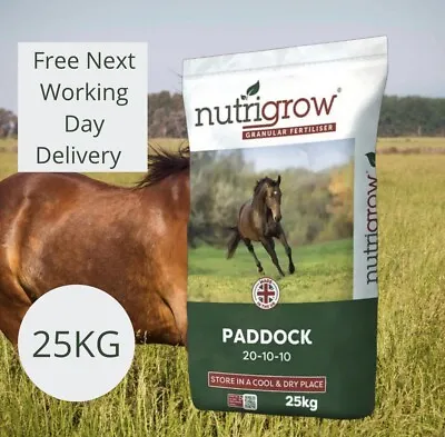 Paddock Fertiliser 20-10-10 Horse Pony Fields 25kg Bag  • £31.90