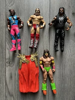 Wwe Wrestling Figures X4 - Daniel Bryan - Roman Reigns - The Ultimate Warrior - • £4.99