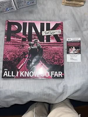 P!NK JSA Signed Autograph Record Album Vinyl All I Know So Far PINK • £1445.73