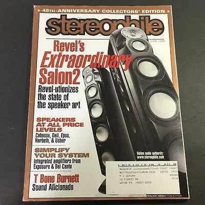 $18 • Buy Stereophile Magazine June 2008 - T Bone Burnett Sound Aficionado / Dali Speaker