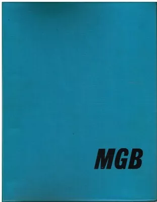 Mg Mgb Roadster & Gt Coupe (1962-1972) Original Factory Repair Manual • $46.24