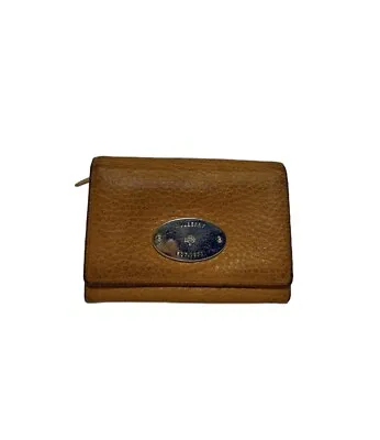 Mulberry Mini Leather Wallet Women's Continental Purse Brown Made In China • $50