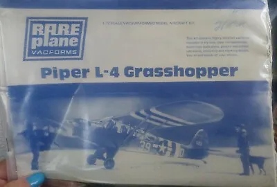$12.30 • Buy Rareplane Vacuform PIPER L-4 Grasshopper 1/72 *