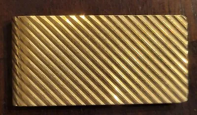 Vtg 14k Yellow Gold MONEY CLIP Holder 20.80 G • $1600