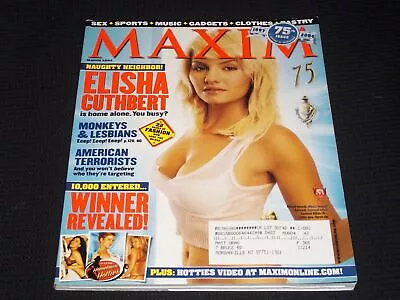 2004 March Maxim Magazine - Elisha Cuthbert Front Cover - L 22442 • $49.99