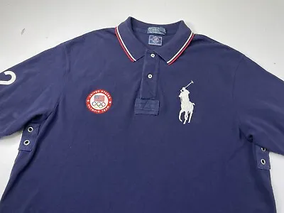 Polo Ralph Lauren USA 2012 Olympic Team Rugby Shirt Size 2XB London • $29.99