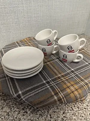 £20 • Buy 4X Vintage ILLY Espresso Cups With Saucers 