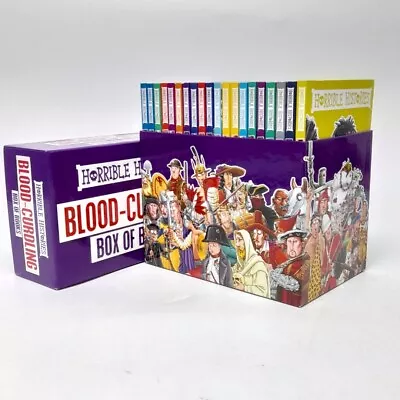 Horrible Histories Blood-Curdling Box Of Books 20-Book Set Scholastic -CP • £11.99