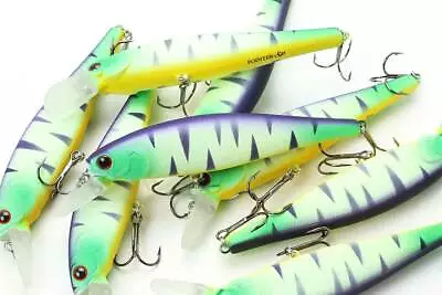 LUCKY CRAFT Pointer 100 - 245 Mat Tiger (1qty) Top Quality Jerkbait • $15.99