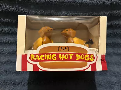 Dachshund Hot Dog Wind Up Racing Toy Set-Box With Slight Wear On Right (See Pic) • $8