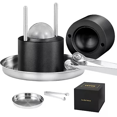 VEVOR Ice Ball Press Ice Ball Maker 2.4 /60 Mm Ice Press Kit For Whiskey Black • £65.99