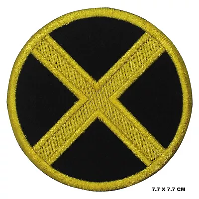 X Man Superhero Movie Patch Iron On Patch Sew On Embroidered Patch • £2.49