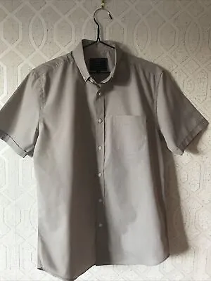 £4 • Buy ATLANTIC BAY: NWT Beige Short Sleeve Shirt Size S