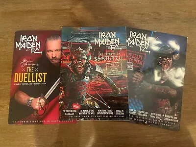 Iron Maiden Fan Club Magazine Lot Of 3 • $47.56