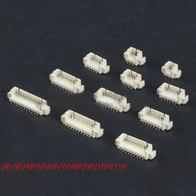 1.25MM Connector Pins Header SMD PCB Headers Sockets 2P/3P/4P/5P/6P/7P/8P/9P-11P • $51.55