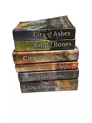 The Mortal Instruments 6 Book Set (2 BP & 4 Hardcover ) By Cassandra Clare  VG • $39.85