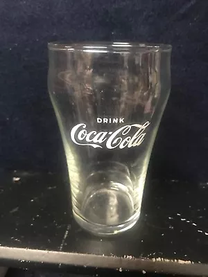 Vintage Drink Coca Cola Coke Glass Clear  8 Oz 5  Bell Shape • $5.99