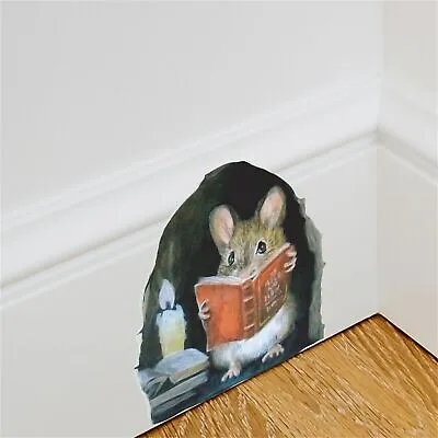 £3.99 • Buy Mouse Holes Skirting Board Wall Art Funny Sticker Vinyl Decal Mice Home