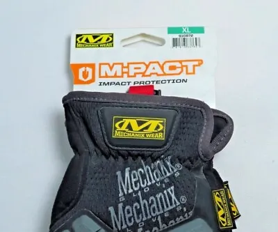 Mechanix Wear Mens Open Cuff M-Pact Synthetic Leather Gloves XL 910972 • $23.99